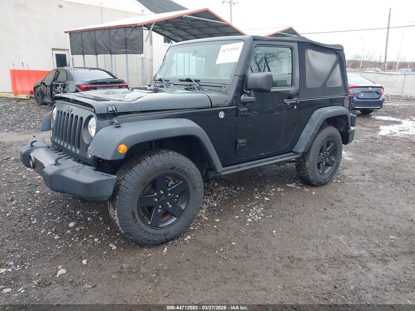 2016 Jeep Wrangler Black Bear