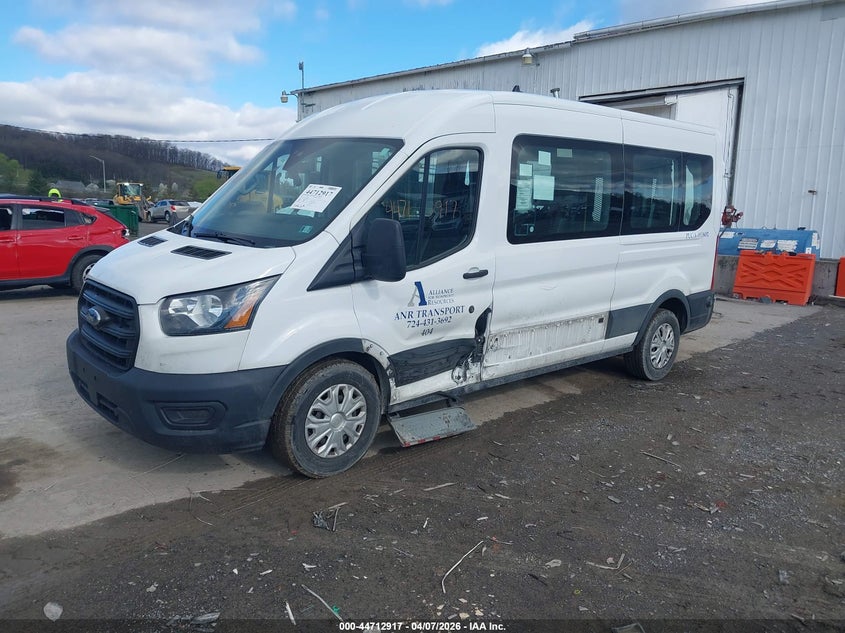 Vin: 1fdax2c83lkb09649, lot: 45210067, ford transit-350 passenger van xl 20202