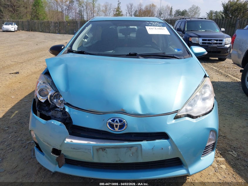 2012 Toyota Prius C Three VIN: JTDKDTB35C1011242 Lot: 44713005