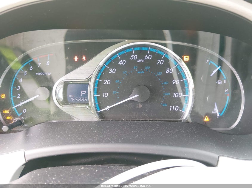 2013 TOYOTA SIENNA VAN 3.5L V-6 DOHC, VVT, 266HP