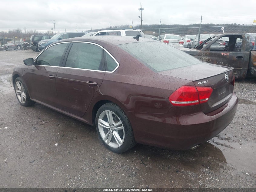 2014 Volkswagen Passat 2.0L Tdi Se