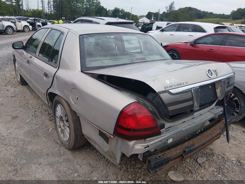 Vin: 2mebm7fv1ax633438, lot: 45210448, mercury grand marquis ls (fleet only) 20103