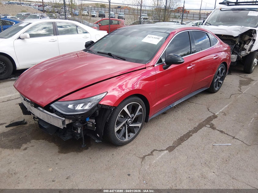2021 Hyundai Sonata Sel Plus 5NPEJ4J29MH129311 photo 1