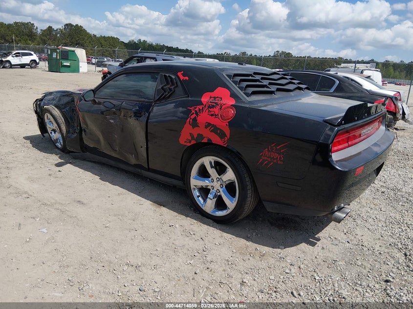 Vin: 2c3cdybt5dh524886, lot: 45211209, dodge challenger r/t plus 20133