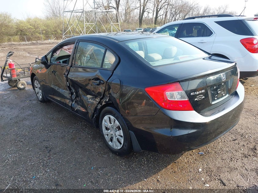 19XFB2F58CE013464 2012 Honda Civic 1.8 Lx black