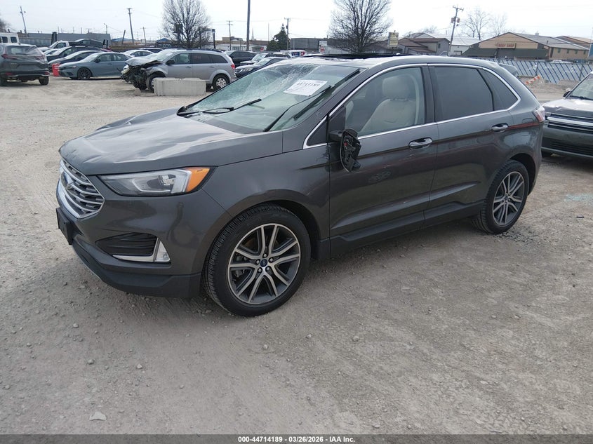 VIN 2FMPK4K90KBB48142 2019 FORD EDGE TITANIUM