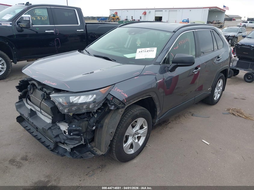 VIN JTMLWRFV1KD511764 2019 TOYOTA RAV4 HYBRID LE