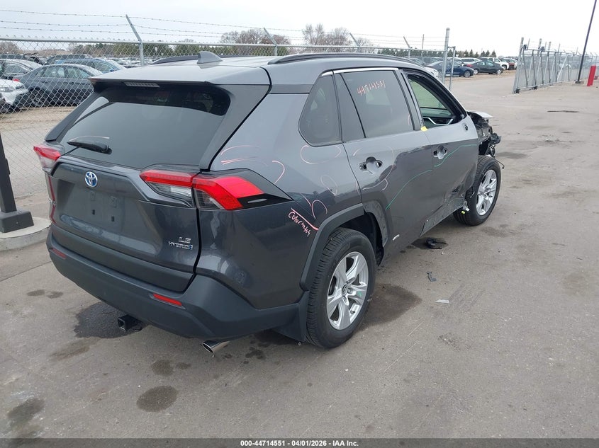 VIN JTMLWRFV1KD511764 2019 TOYOTA RAV4 HYBRID LE