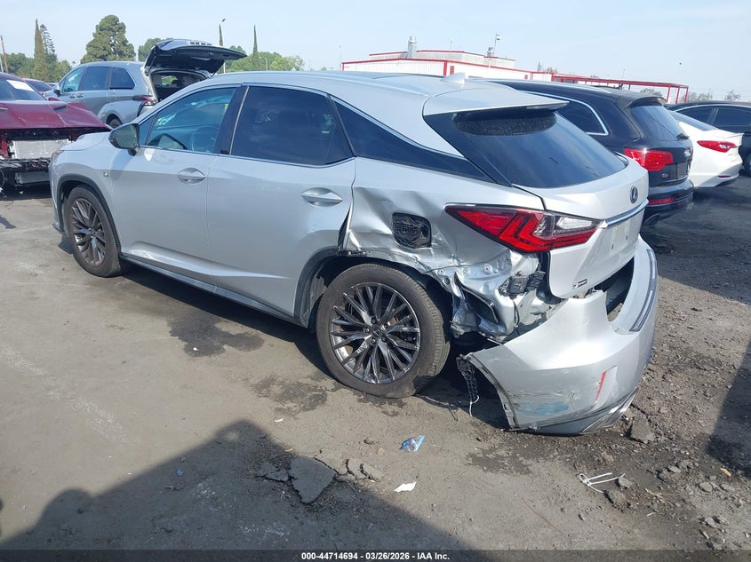 Vin: 2t2bzmca0gc046112, lot: 45211844, lexus rx 350 f sport 20163