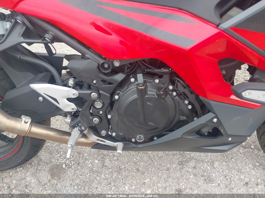 2025 Kawasaki Ex500 A/B VIN: ML5EXGJ15SDA70619 Lot: 44714842