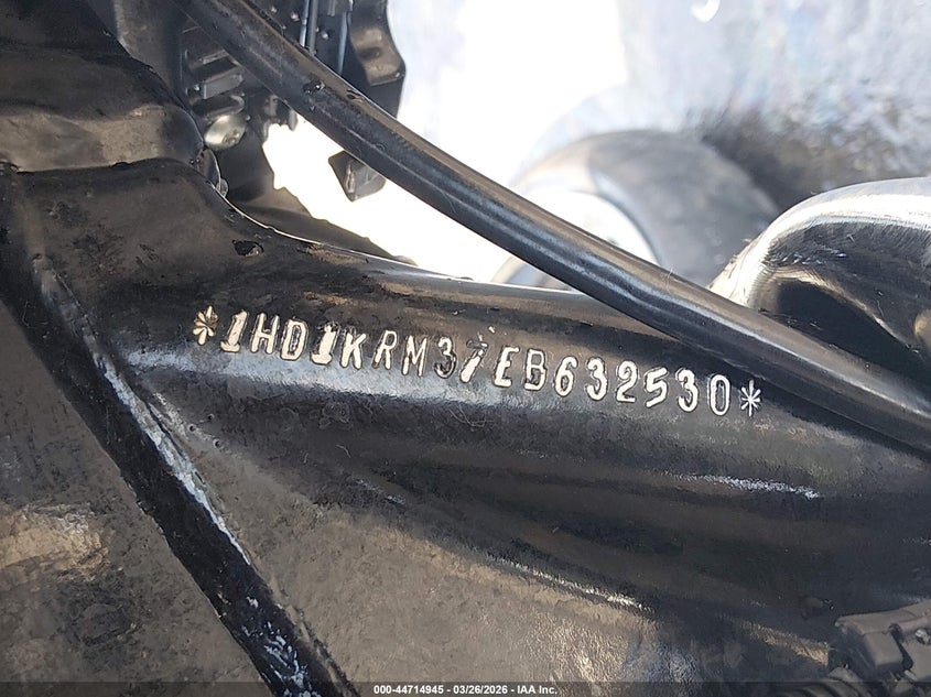 2014 Harley-Davidson Flhxs Street Glide Special VIN: 1HD1KRM37EB632530 Lot: 44714945