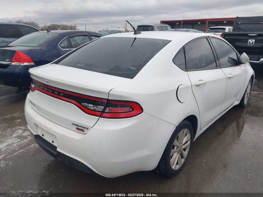 Vin: 1c3cdfdh3fd278529, lot: 45212183, dodge dart aero 20154