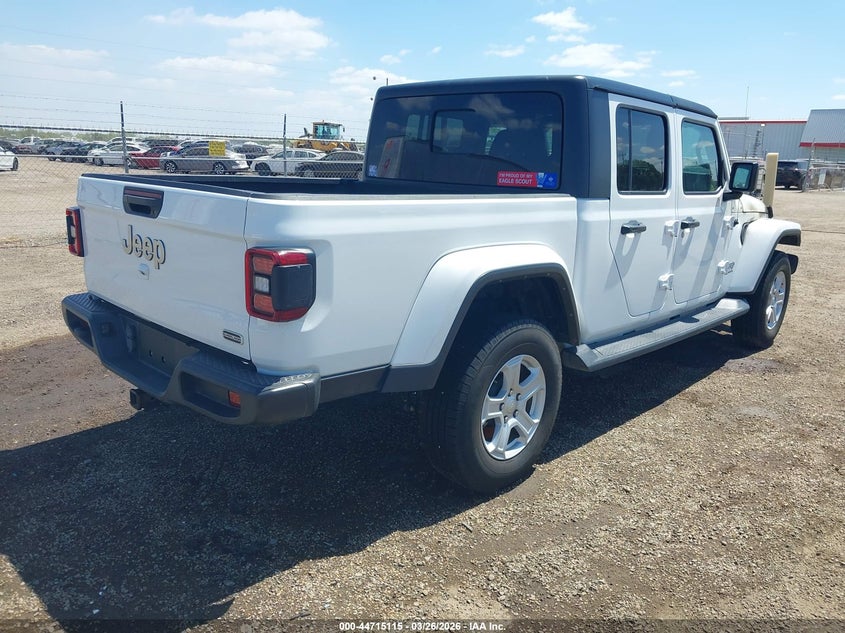 Vin: 1c6hjtfg6pl506244, lot: 45212266, jeep gladiator overland 4x4 20234