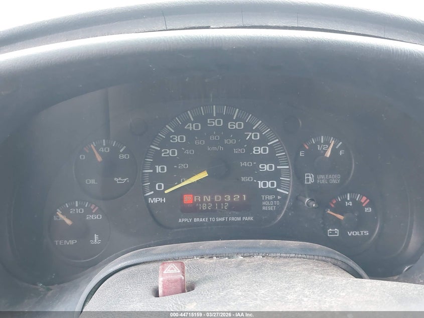 1999 Chevrolet Astro VIN: 1GCDM19W8XB185724 Lot: 44715159