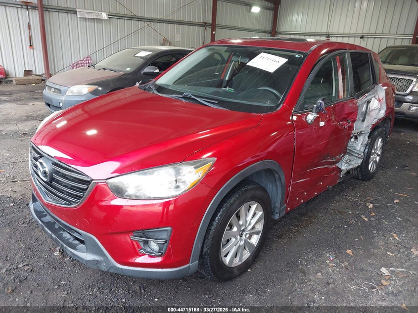 Vin: jm3ke2cy2g0786926, lot: 45212318, mazda cx-5 touring 20162