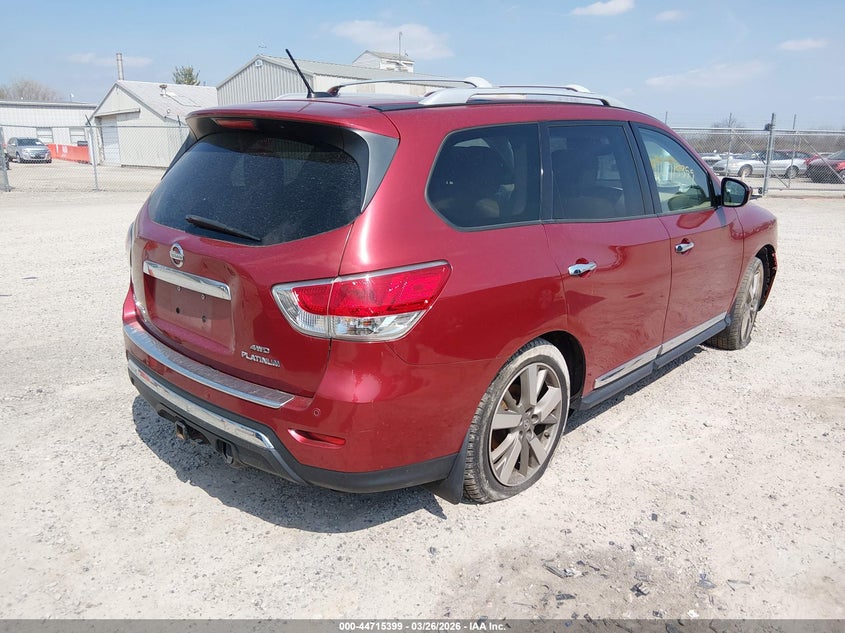 2015 Nissan Pathfinder S/Sv/Sl/Platinum