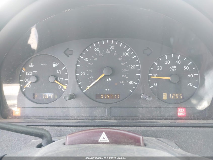 2002 Mercedes-Benz Ml 320 VIN: 4JGAB54E72A351224 Lot: 44715686