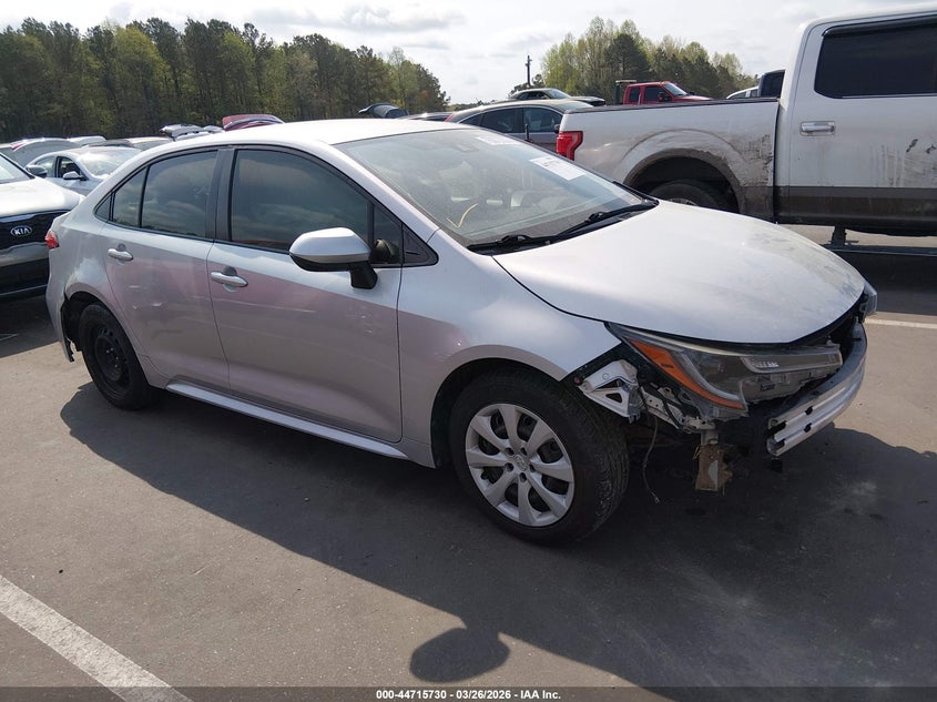 JTDEPRAE0LJ017296 2020 Toyota Corolla Le auction photo 1