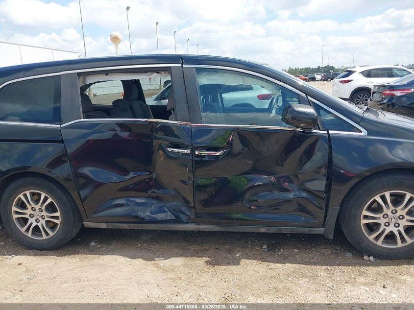 2012 Honda Odyssey 3.5 Ex black Lot 111044715888 Vin 5FNRL5H44CB089130