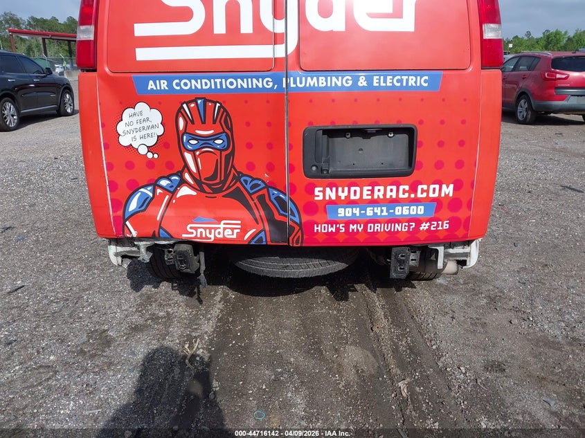 2019 GMC Savana 2500 Work Van VIN: 1GTW7AFG0K1367798 Lot: 44716142