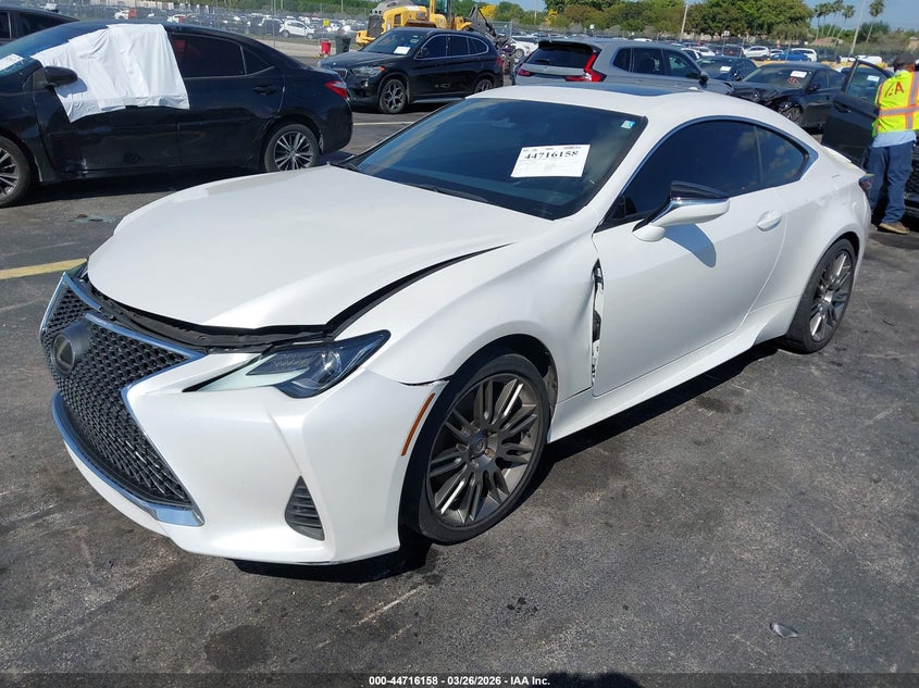 Vin: jthaa5bc7n5012256, lot: 45213308, lexus rc 300 20222
