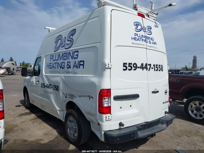 2021 Nissan Nv Cargo Nv2500 Hd Sv High Roof V8