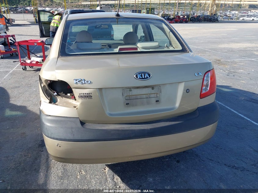 2009 Kia Rio Lx VIN: KNADE223496440736 Lot: 44716354