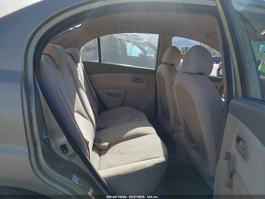 2009 Kia Rio Lx VIN: KNADE223496440736 Lot: 44716354