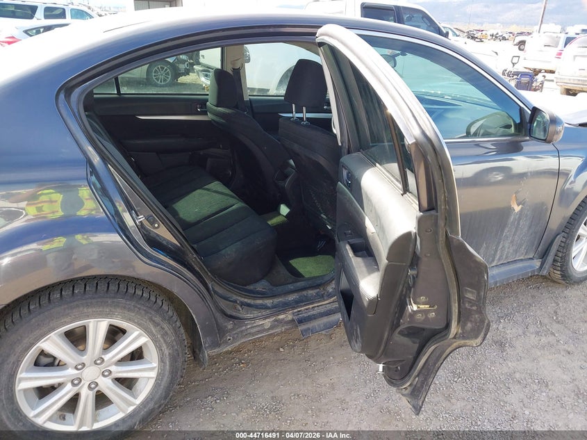 2012 Subaru LEGACY 2.5 2.5I Premium grey Lot 111044716491 Vin 4S3BMCG68C3013736
