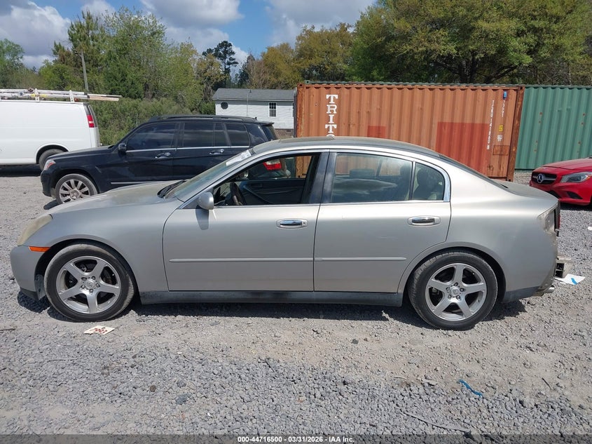 2004 Infiniti G35 VIN: JNKCV51E54M613962 Lot: 44716500