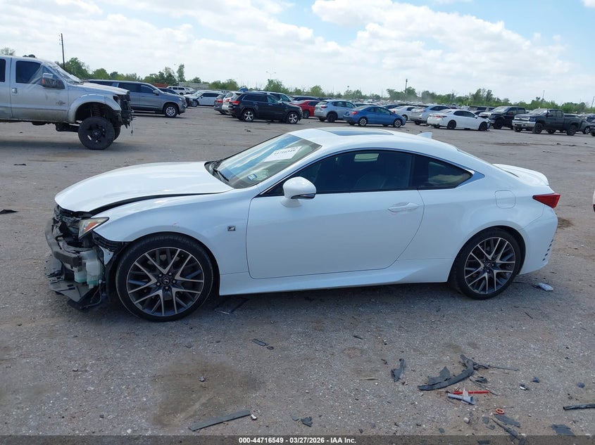 2016 Lexus Rc 350 VIN: JTHHE5BC9G5012250 Lot: 44716549