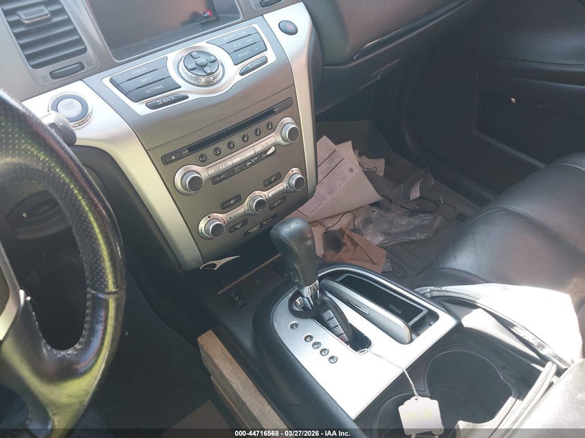 2013 Nissan Murano Sl VIN: JN8AZ1MU0DW213678 Lot: 44716568