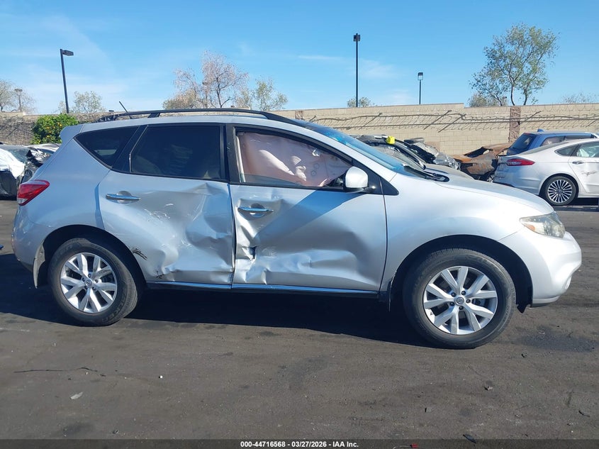 2013 Nissan Murano Sl VIN: JN8AZ1MU0DW213678 Lot: 44716568