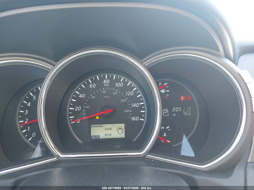 2013 Nissan Murano Sl VIN: JN8AZ1MU0DW213678 Lot: 44716568