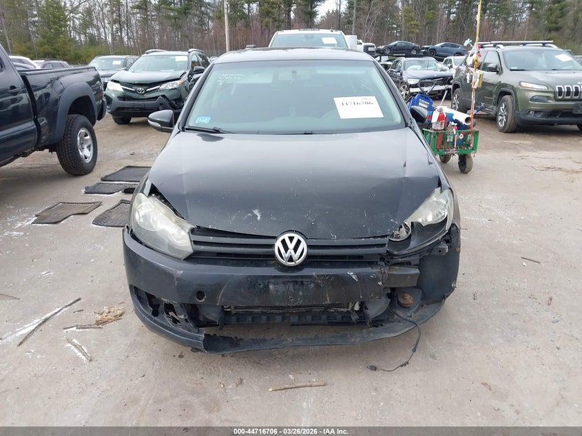 2010 Volkswagen Golf 4-Door VIN: WVWDB7AJ6AW414975 Lot: 44716706