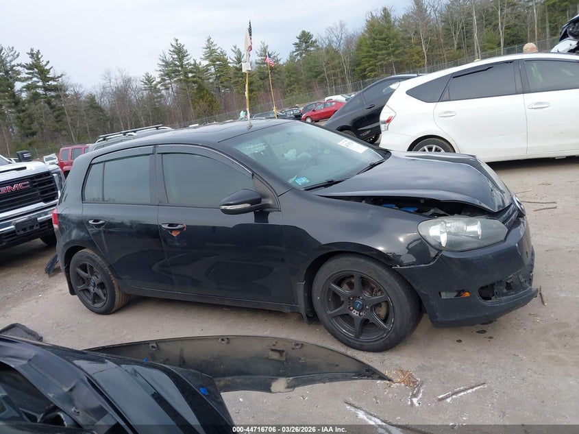 2010 Volkswagen Golf 4-Door VIN: WVWDB7AJ6AW414975 Lot: 44716706