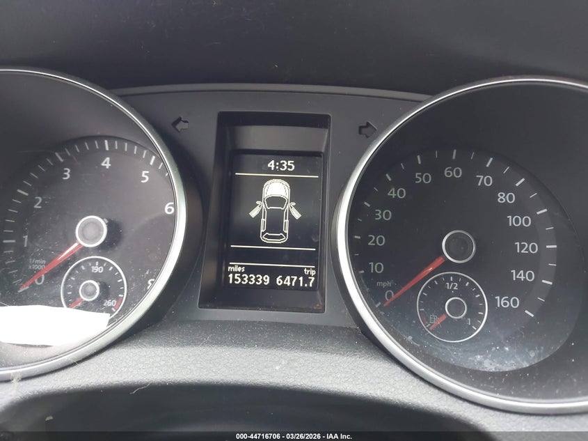 2010 Volkswagen Golf 4-Door VIN: WVWDB7AJ6AW414975 Lot: 44716706