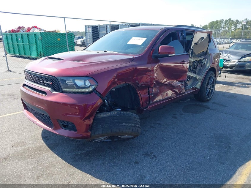 Vin: 1c4sdjct9jc209195, lot: 45214021, dodge durango r/t awd 20182