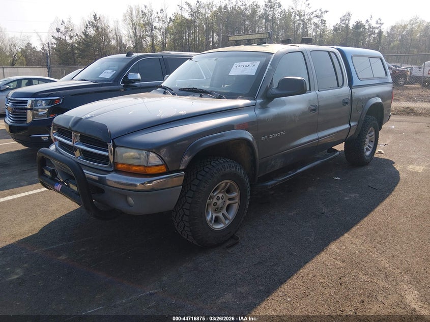 DODGE DAKOTA 2002 VIN 1B7HG48Z42S605140