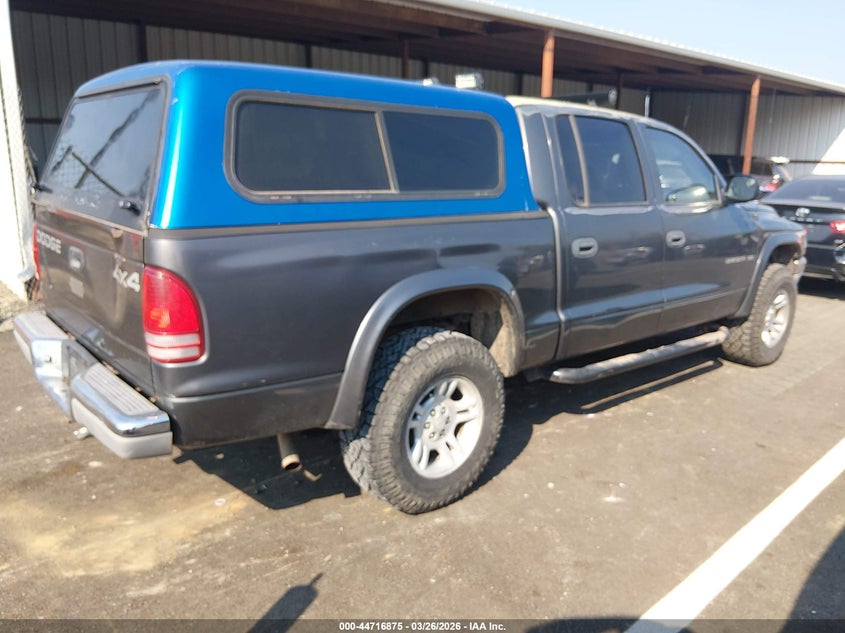 DODGE DAKOTA 2002 VIN 1B7HG48Z42S605140