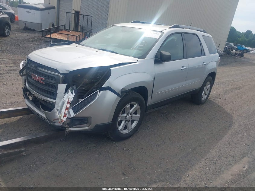Vin: 1gkkrpkd5gj102541, lot: 45214033, gmc acadia sle 20162
