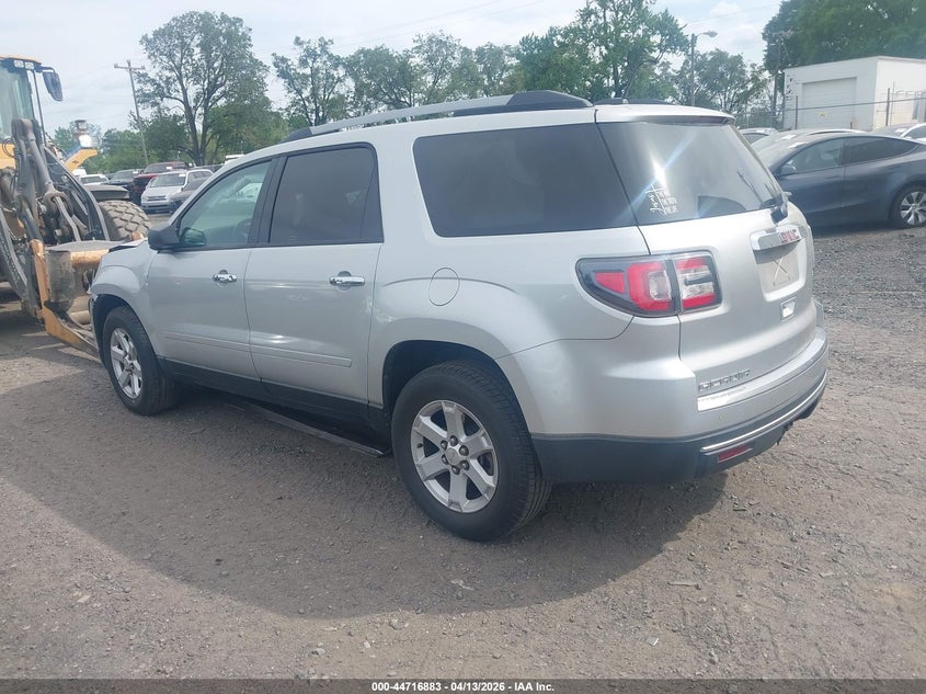 Vin: 1gkkrpkd5gj102541, lot: 45214033, gmc acadia sle 20163