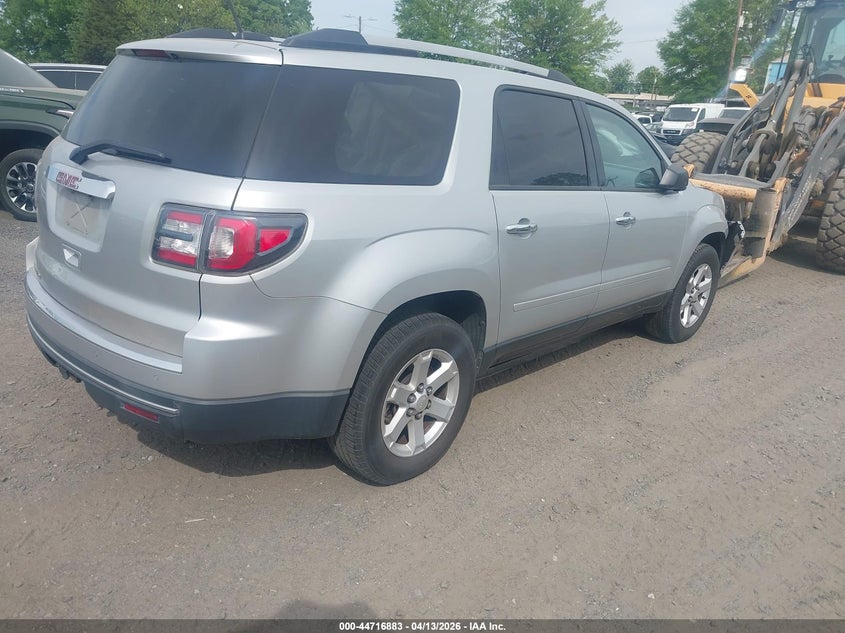 Vin: 1gkkrpkd5gj102541, lot: 45214033, gmc acadia sle 20164
