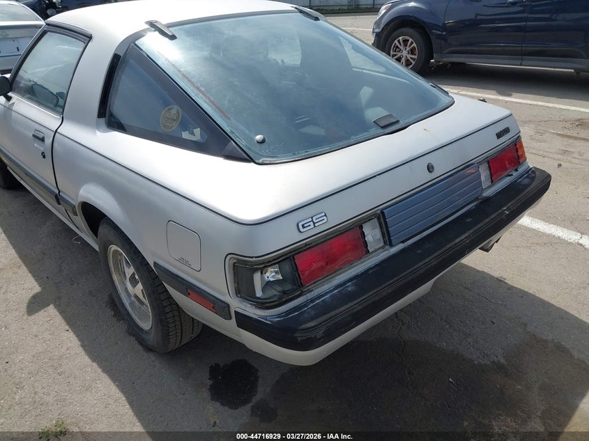 1985 Mazda Rx7 12A VIN: JM1FB3319F0904321 Lot: 44716929