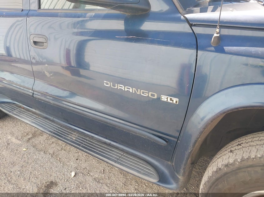 2001 Dodge Durango Slt VIN: 1B4HS28Z31F542278 Lot: 44716994