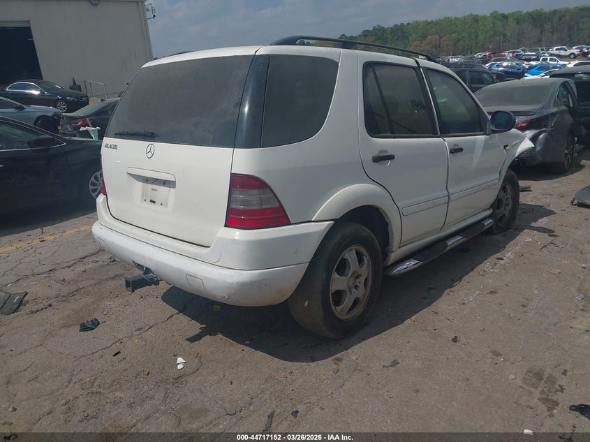 1999 Mercedes-Benz Ml 430 VIN: 4JGAB72E9XA074260 Lot: 44717152