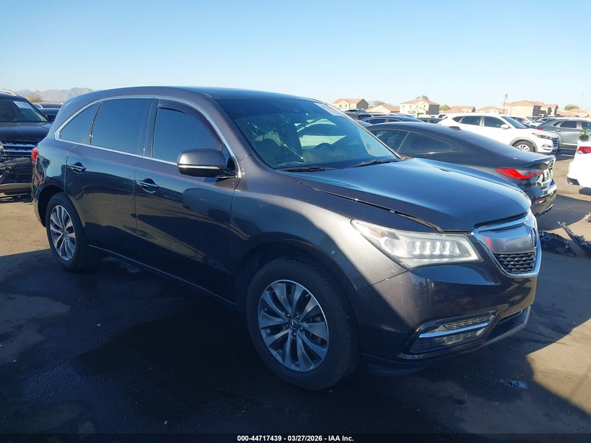 2016 Acura Mdx Technology Acurawatch Plus Packages/Technology Package
