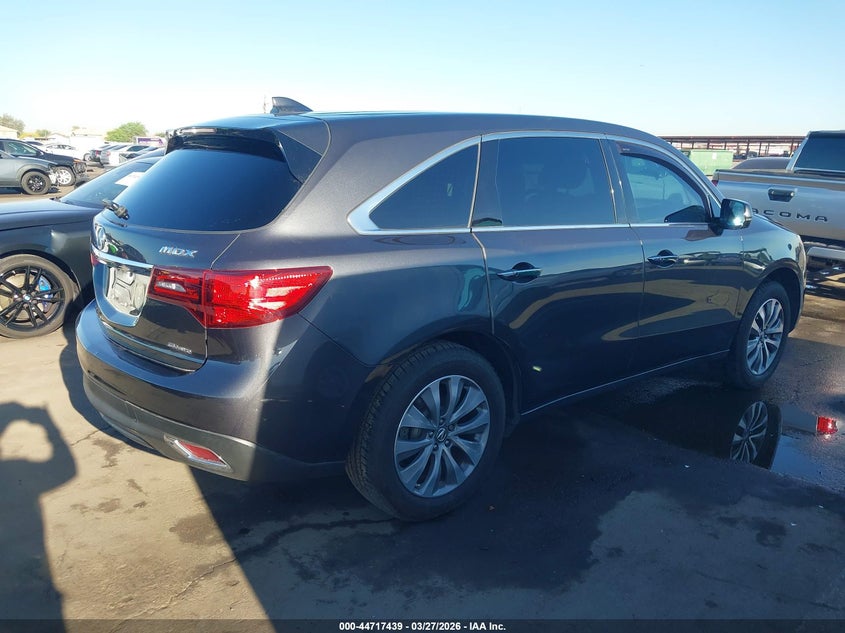 2016 Acura Mdx Technology Acurawatch Plus Packages/Technology Package