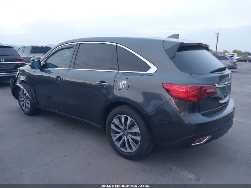 2016 Acura Mdx Technology Acurawatch Plus Packages/Technology Package