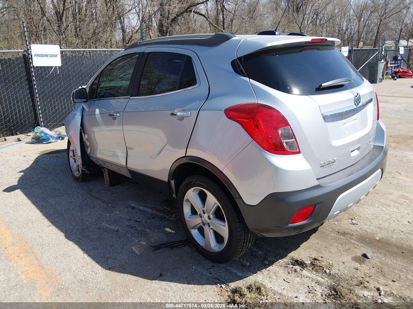Vin: kl4cjasb6gb724251, lot: 45214724, buick encore 20163